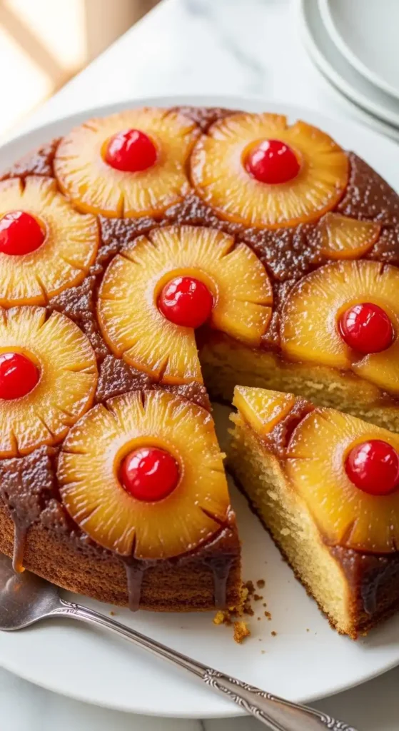 Sunshine in a Pan: Pineapple Upside Down Cake Delight 4 pineapple upside down cake 3