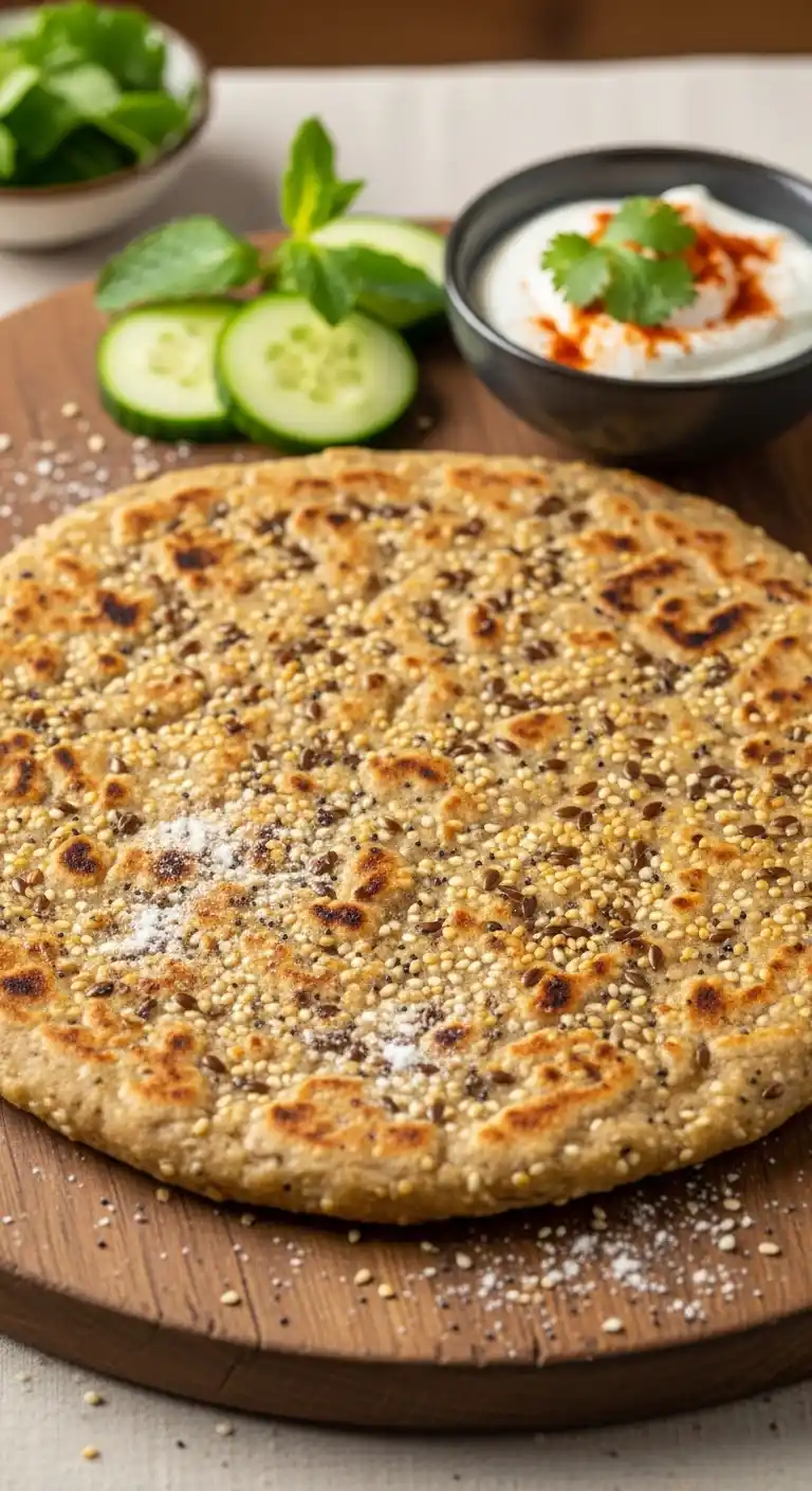 Quinoa Flour Seeded Flatbread – Gluten-Free Magic 4 quinoa flour seeded flatbread3