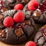 Raspberry Dark Chocolate Cookies You’ll Crave 2 raspberry dark chocolate cookies1
