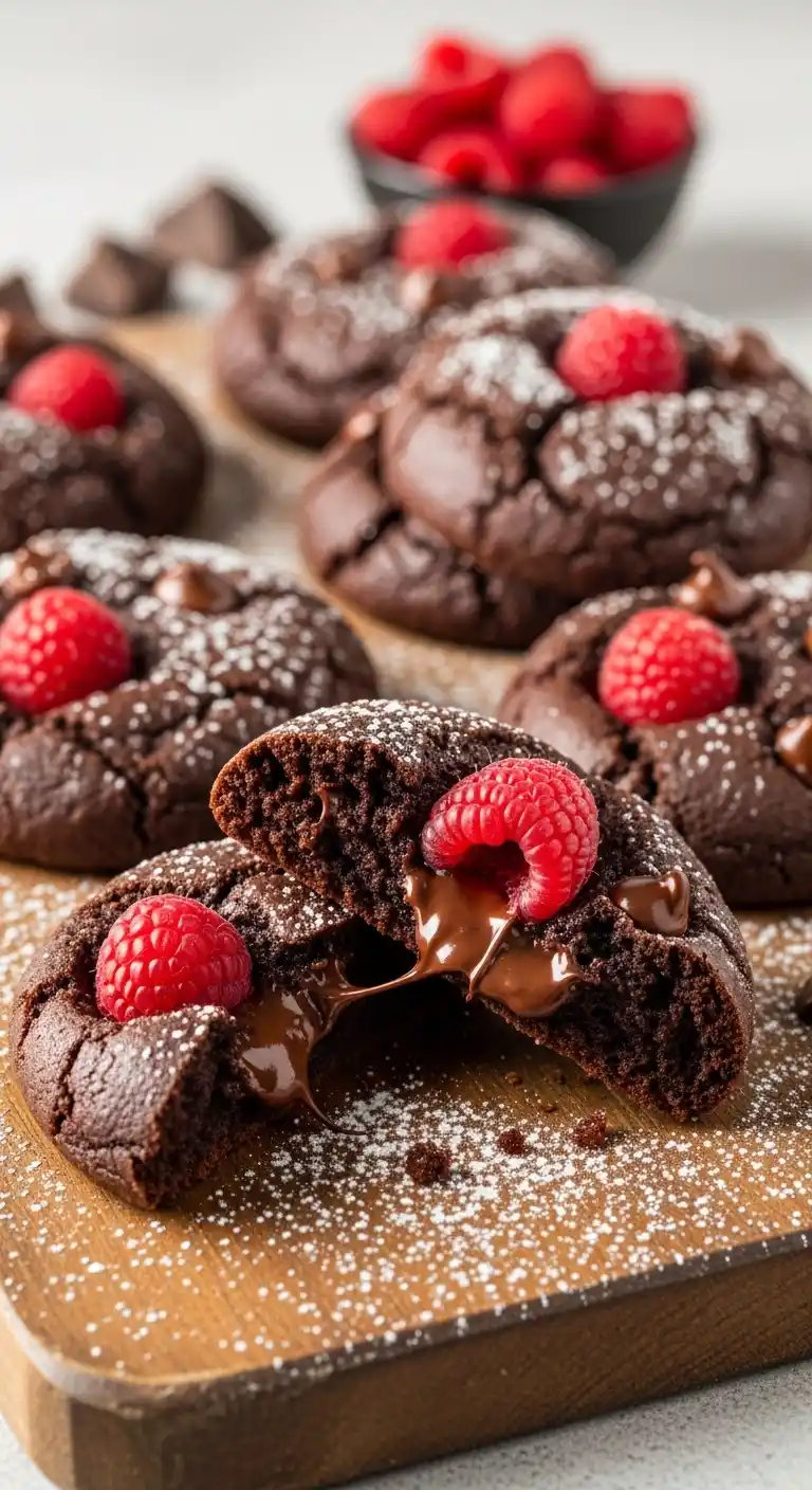 Raspberry Dark Chocolate Cookies You’ll Crave 5 raspberry dark chocolate cookies4