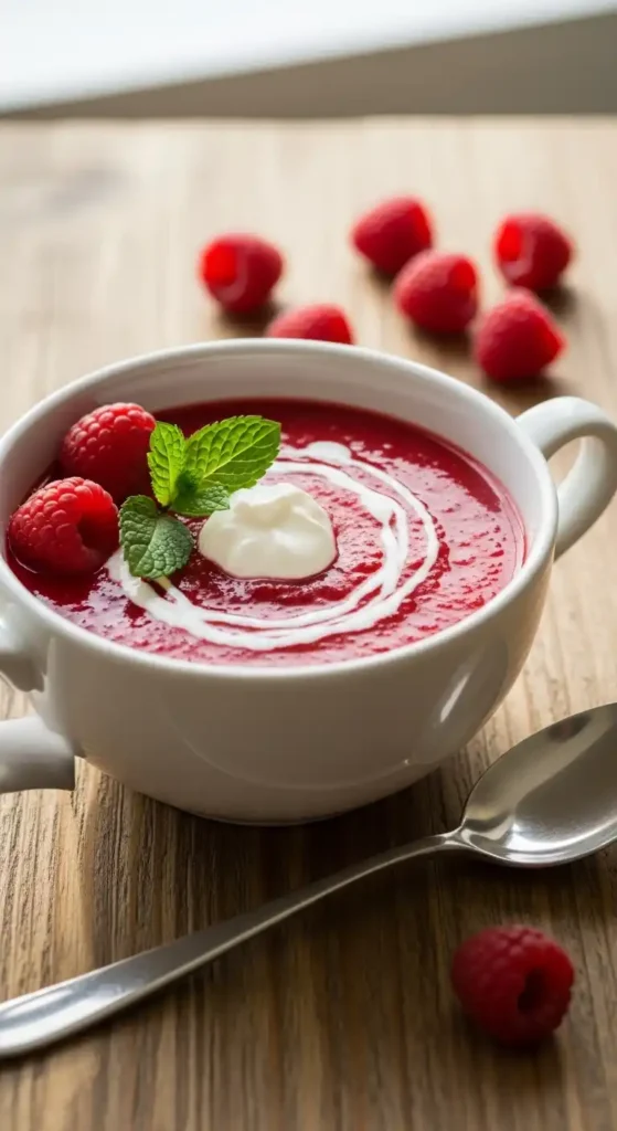 Raspberry Soup Recipe: Sunshine in a Bowl 4 raspberry soup recipe3