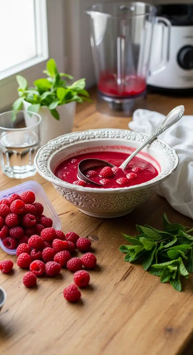 Raspberry Soup Recipe: Sunshine in a Bowl 5 raspberry soup recipe4