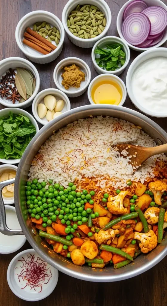 Saffron Rice Biryani Recipe: Weeknight Wow in One Pot 3 saffron rice biryani 2