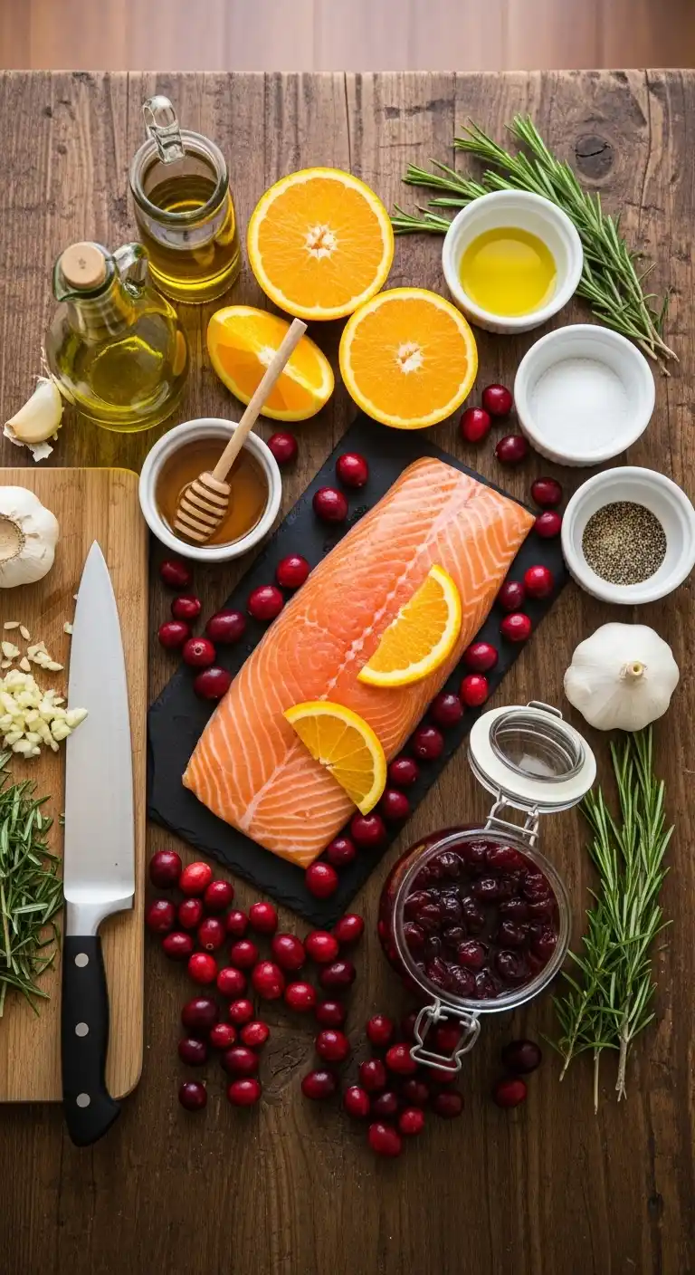 Salmon with Cranberry Orange Glaze – Easy & Fresh 3 salmon with cranberry orange glaze2