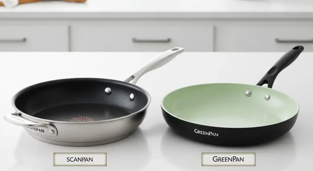 ScanPan vs GreenPan: Which Nonstick Cookware Is Right for You? 4 sauce pan vs green pan