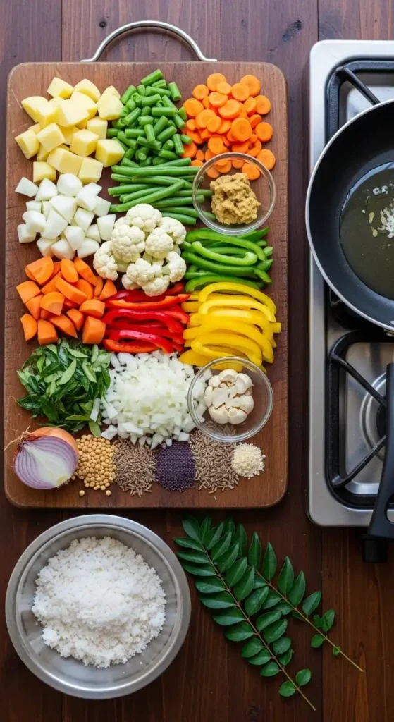 South Indian Vegetable Stir Fry: Quick Flavor Burst 3 south2