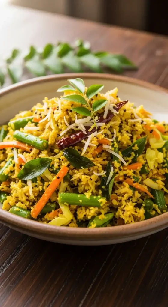 South Indian Vegetable Stir Fry: Quick Flavor Burst 4 south3