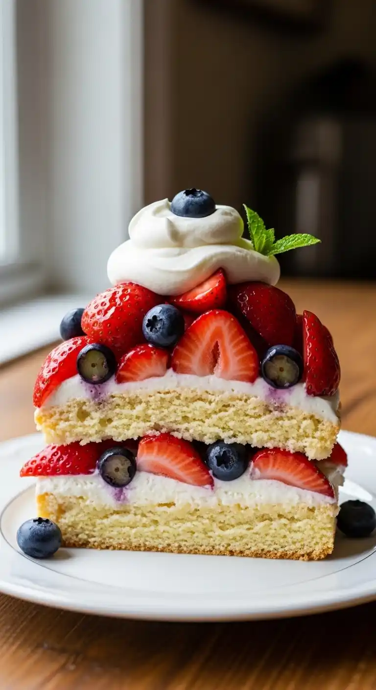 Strawberry Blueberry Shortcake – Fresh Summer Dessert 5 strawberry blueberry shortcake5