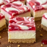 Easy Homemade Strawberry Cheesecake Bars Recipe 2 _strawberry cheesecake bars 1
