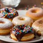 5 minutes doughnuts with breas 1