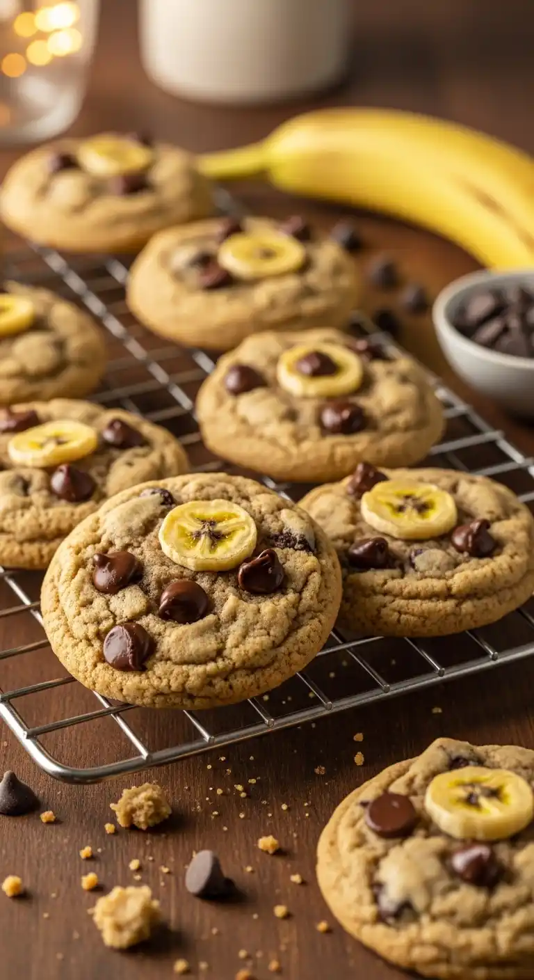6 Banana Desserts That’ll Make You a Fruit Bowl Legend (No More Wasted Bananas Ever) 4 Banana Chocolate Chip Cookies