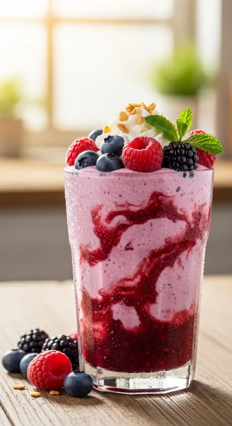 5 Fancy Fruit Drinks You’ll Actually Want to Sip (and Show Off!) 6 Berry Yogurt Smoothie