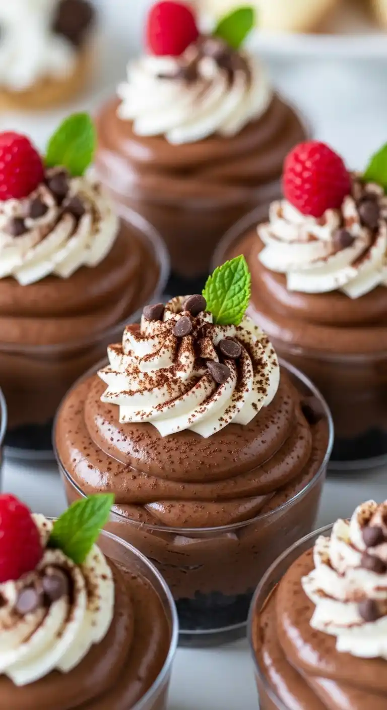 12 Chocolate Pudding Desserts You Have to Try (Because Life Is Better With Extra Chocolate ) 9 _Chocolate Pudding Cheesecake Cups