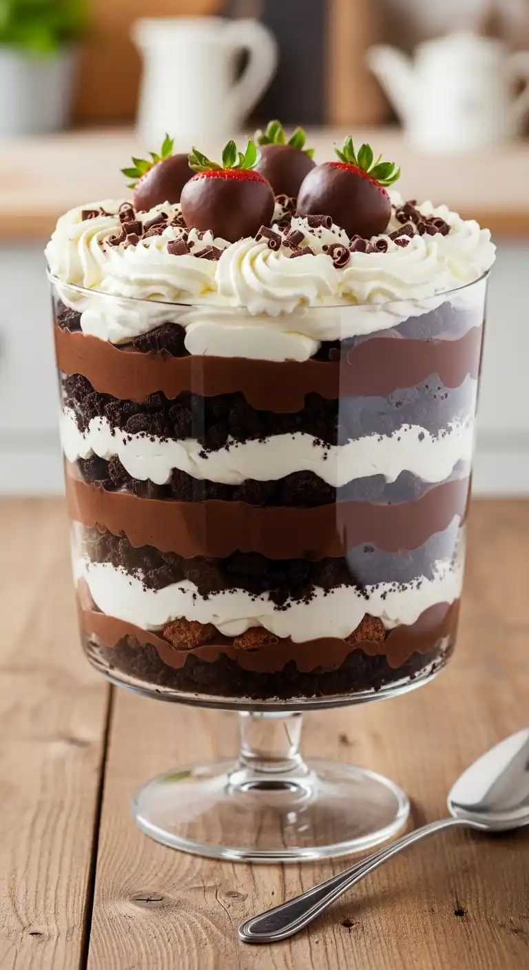 12 Chocolate Pudding Desserts You Have to Try (Because Life Is Better With Extra Chocolate ) 11 _Chocolate Pudding Trifle