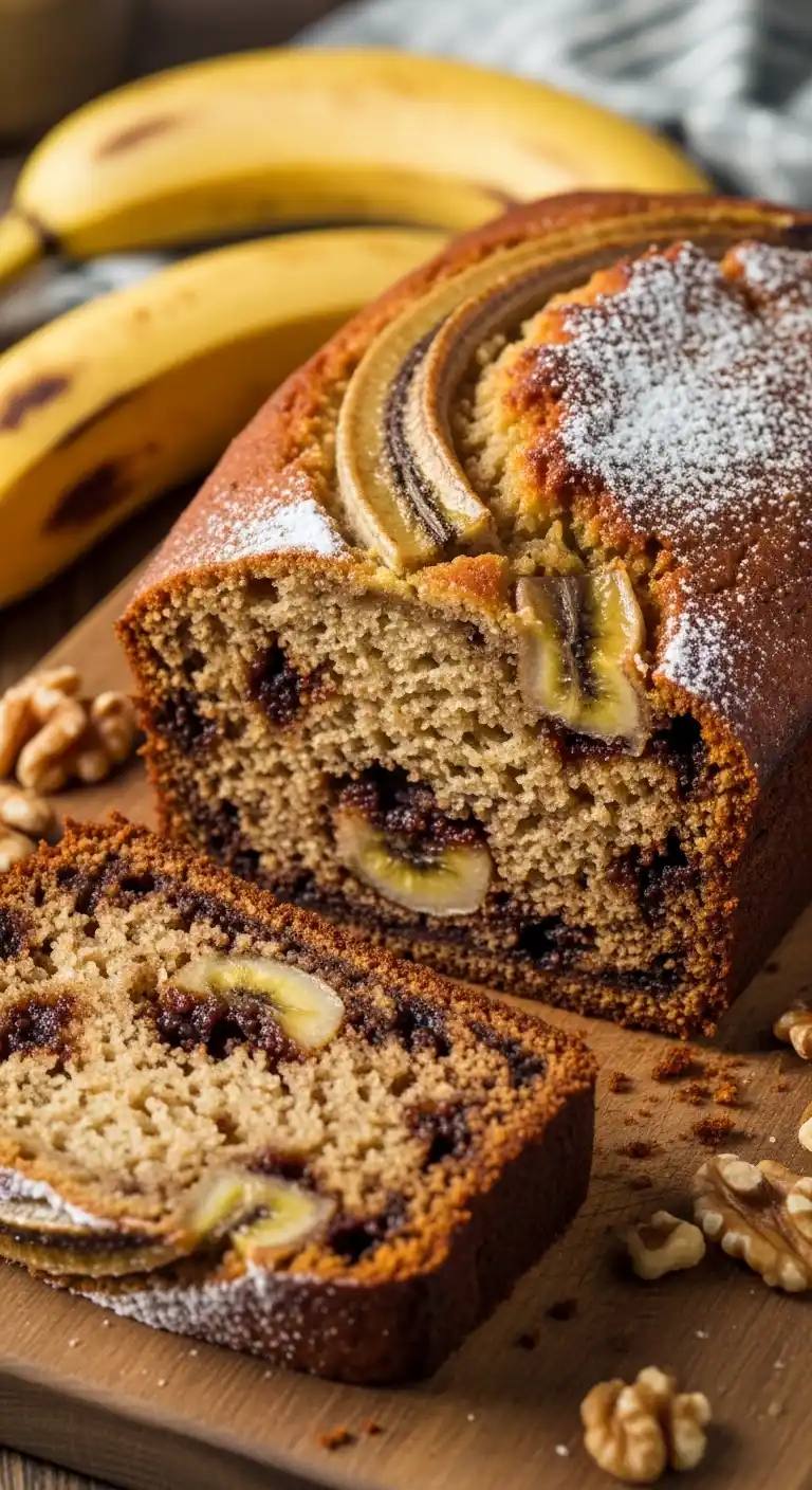 6 Banana Desserts That’ll Make You a Fruit Bowl Legend (No More Wasted Bananas Ever) 2 Classic Moist Banana Bread 1