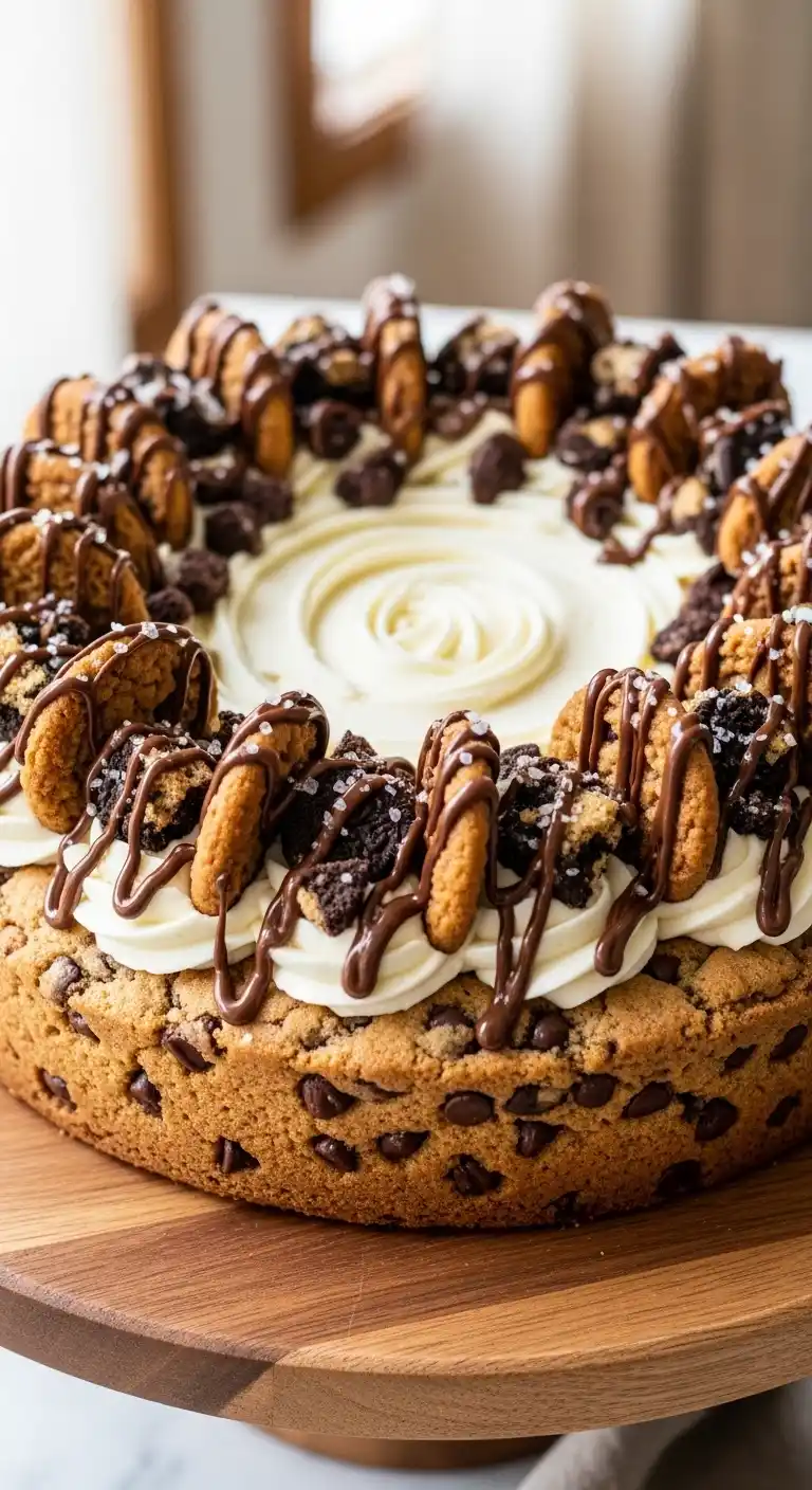 Easy Cookie Cake Recipe (Soft, Chewy & Delicious) 4 Easy Cookie Cake 4