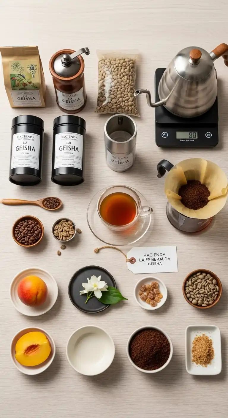 Hacienda La Esmeralda Geisha Coffee – Ultra Luxury Brew 3 Hacienda La Esmeralda Geisha coffee recipe2