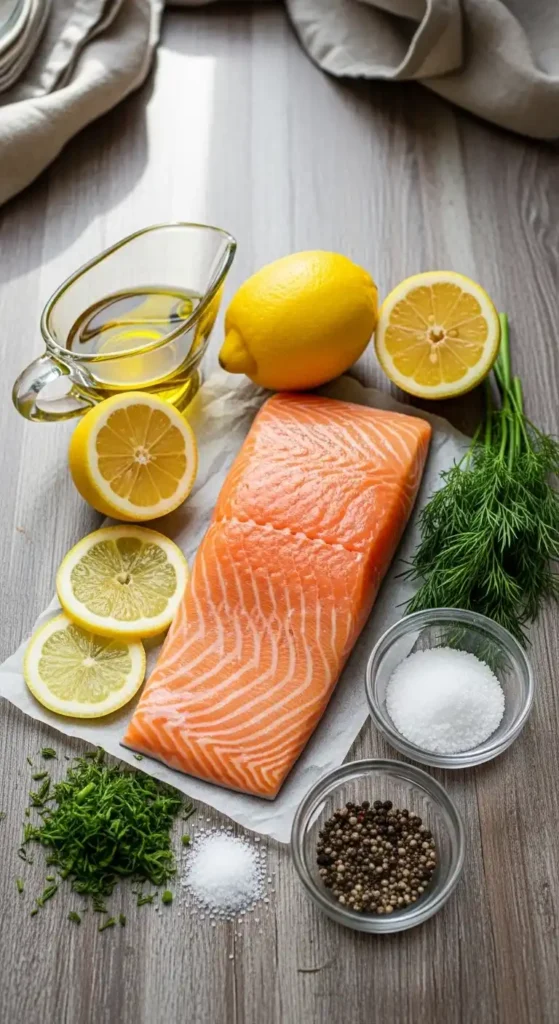 Lemon Dill Baked Salmon Recipe: Quick Gourmet Dinner 3 Lemon Dill Baked Salmon