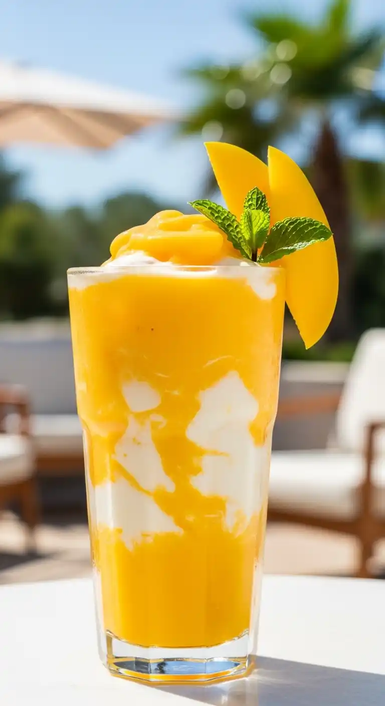5 Fancy Fruit Drinks You’ll Actually Want to Sip (and Show Off!) 3 Mango Cream Cooler