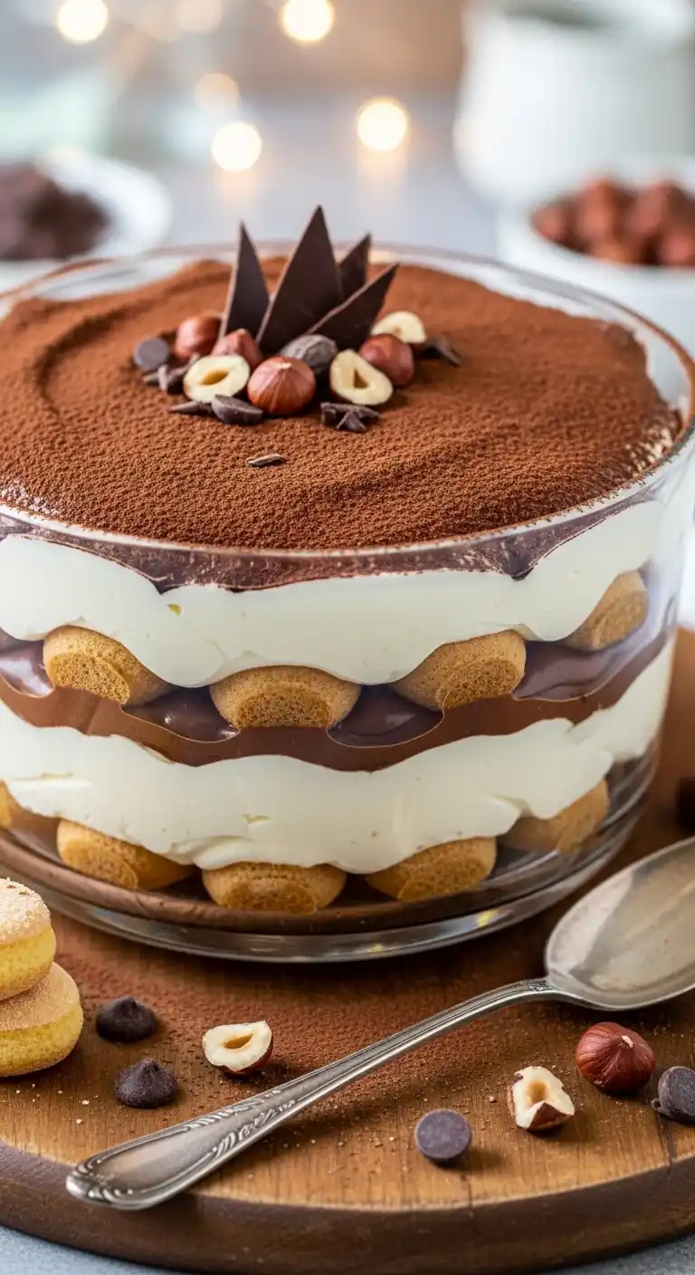 10 No-Bake Tiramisu Desserts Perfect for Summer 9 _Nutella No-Bake Tiramisu