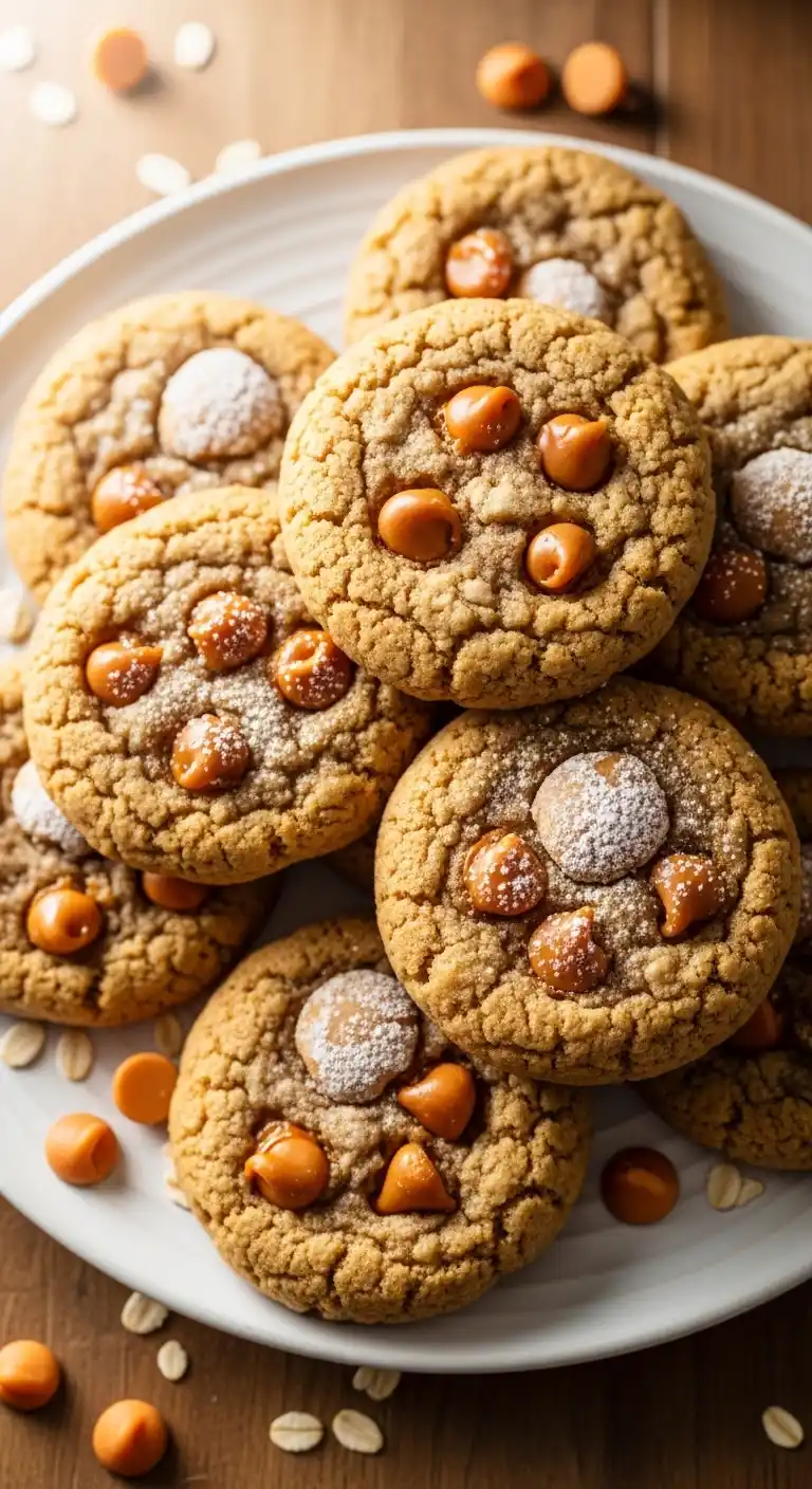 Easy Oatmeal Scotchies Cookies (Soft & Chewy) 4 Oatmeal Scotchies 4