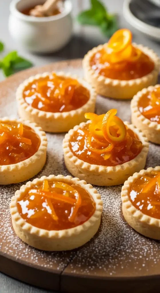 Sunshine in a Crust: Orange Marmalade Tart Recipe Delight 5 Orange Marmalade Tarts4