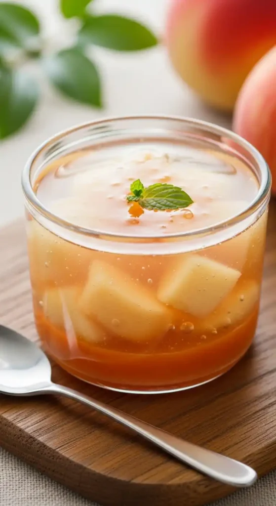 Peach Jelly Recipe: Sunshine in a Jar 4 Peach jelly3