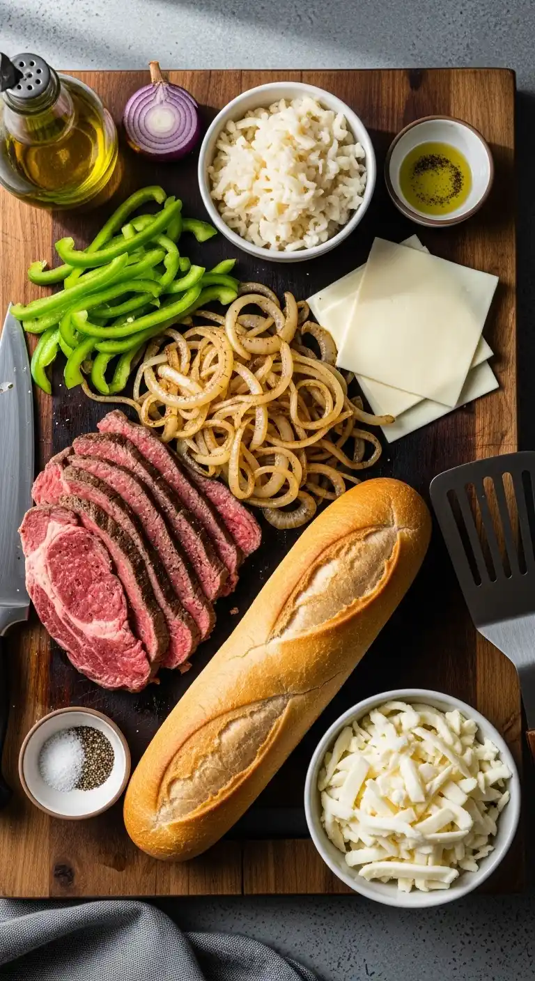 Classic Philly Cheesesteak Sandwich Recipe at Home 3 Philly Cheesesteak Sandwich 2