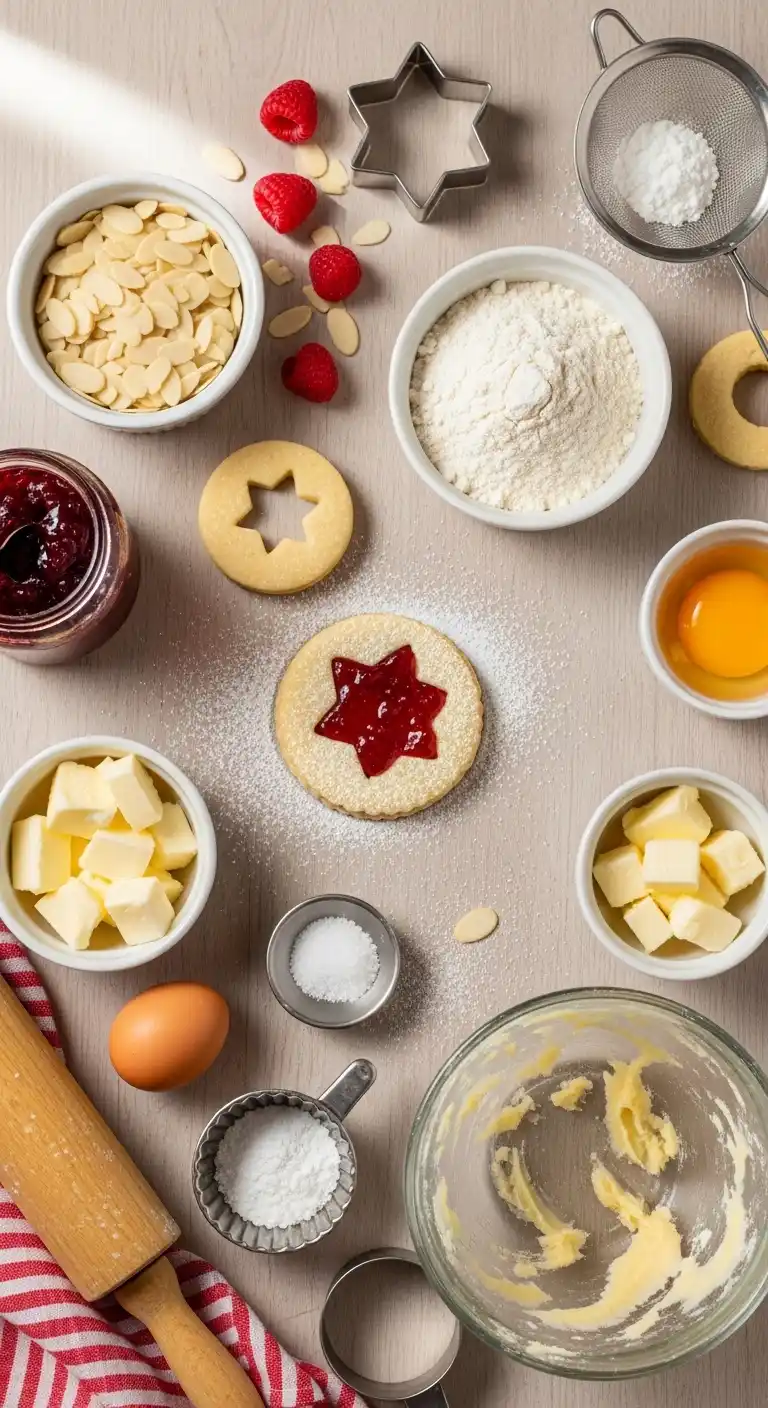 Raspberry Almond Linzer Cookies: Quick Elegant Bite 3 Raspberry almond linzer cookies