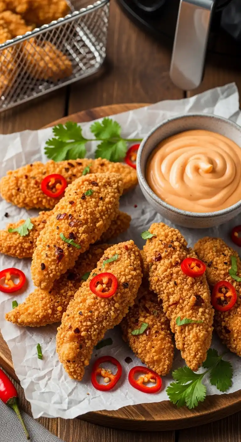 5 Best Air Fryer Chicken Recipes That Taste Straight From Your Favorite Bistro (But Way Easier) 5 Spicy Air Fryer Chicken Tenders