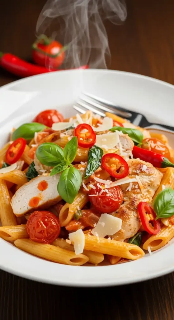 Spicy Chicken Pasta Recipe: Bold, Easy, Irresistible 4 Spicy chicken pasta 3