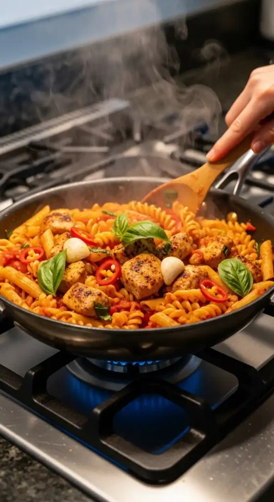 Spicy Chicken Pasta Recipe: Bold, Easy, Irresistible 5 Spicy chicken pasta 4