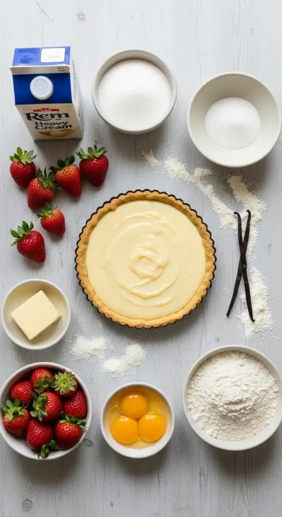 Strawberry Custard Tart: Summer in Every Bite 3 Strawberry Custard Tart2
