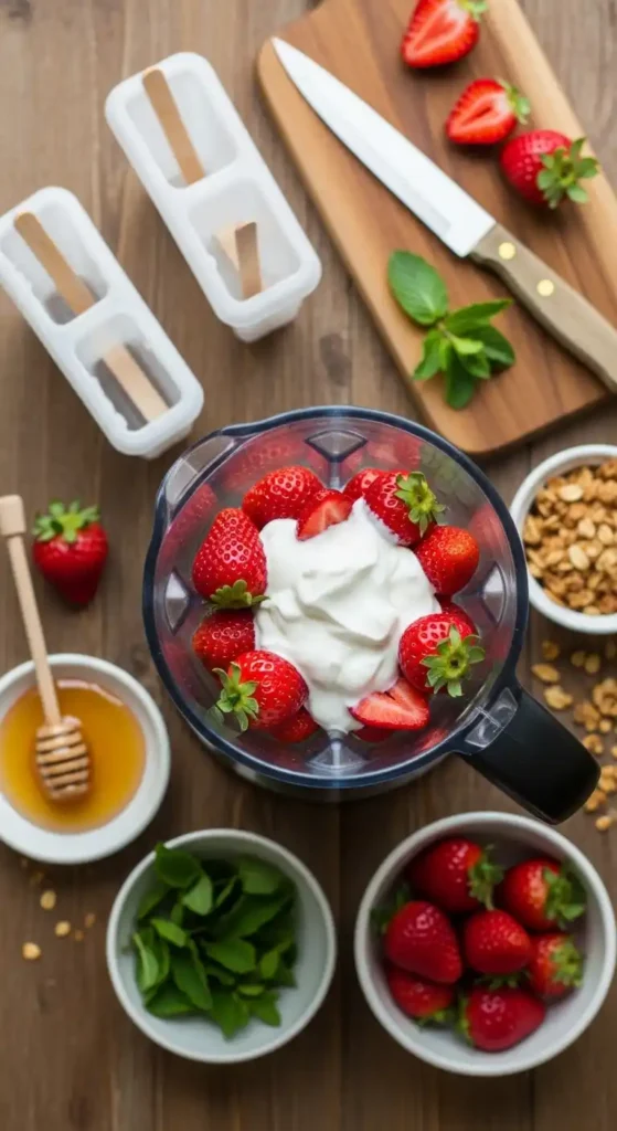 Strawberry Yogurt Popsicles You’Ll Want Twice Today 3 Strawberry Yogurt Popsicles2