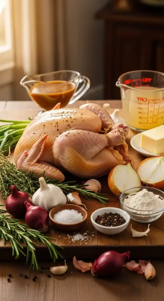 Sunday Baked Chicken with Pan Gravy Recipe: Crispy Perfection 3 baked chicken with pan gravy2