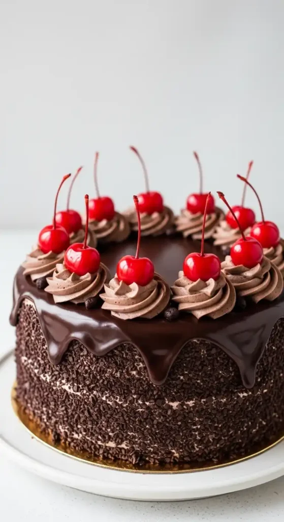 Black Forest Cherry Cake: Indulgence in a Slice 4 black forest chocolate cherry cake3