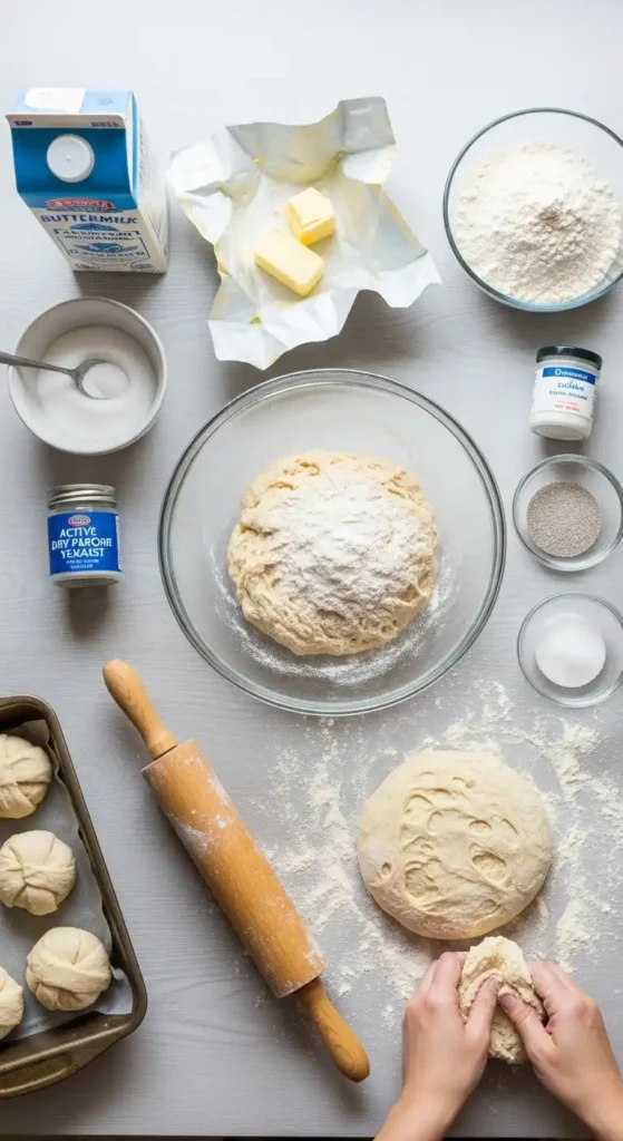 Fluffy Wins: Buttermilk Butter Dinner Rolls for Weeknights 3 buttermilk butter dinner rolls 3