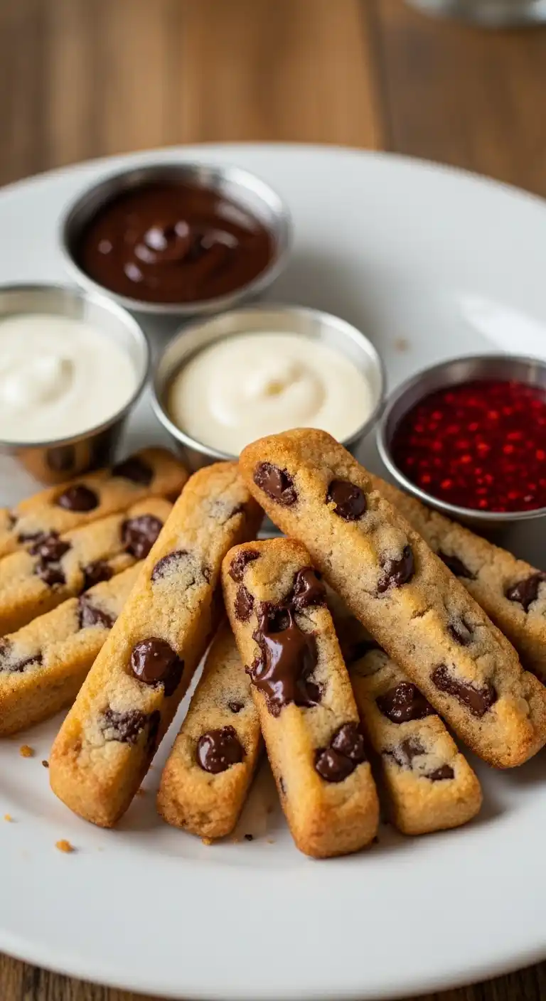 Cookie Fries with Dipping Sauce (Fun Dessert Idea) 4 cookie fries with dipping sauce2