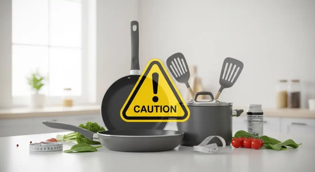 What Is PFOA? A Complete Guide to Understanding This Common Chemical 6 cookware with caution symbol3