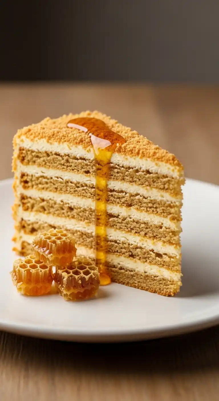 Easy Honey Cake Recipe – Moist & Delicious 5 honey cake 4