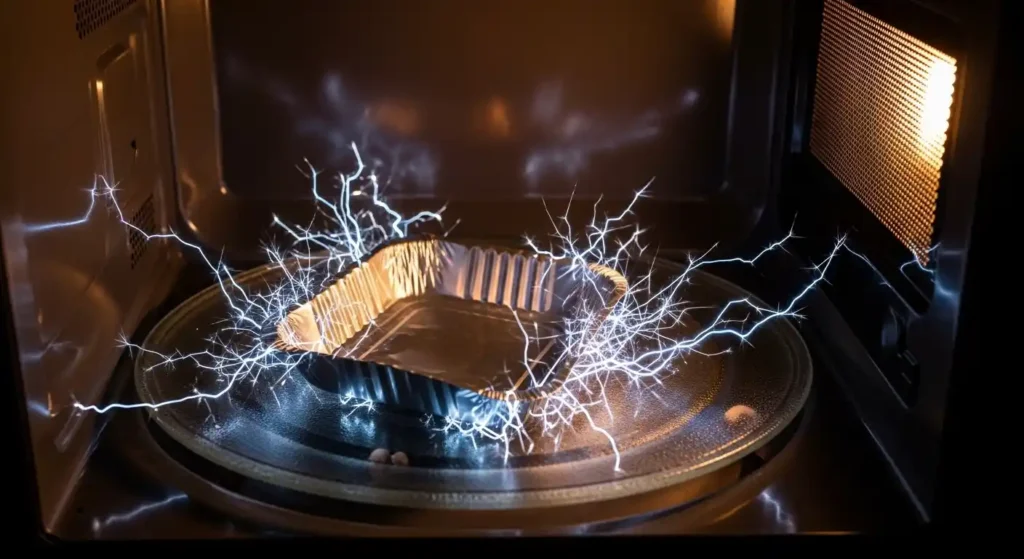 Can You Put an Aluminum Pan in the Microwave? A Complete Safety Guide 2 lighting in microwave