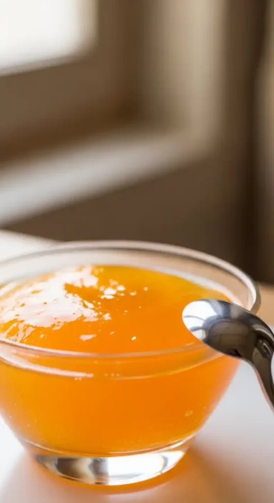 Bright Orange Jelly Recipe: Zippy Weeknight Delight 5 orange jelly3