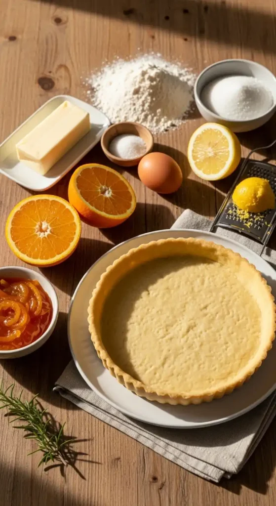 Sunshine in a Crust: Orange Marmalade Tart Recipe Delight 3 orange marlade tart