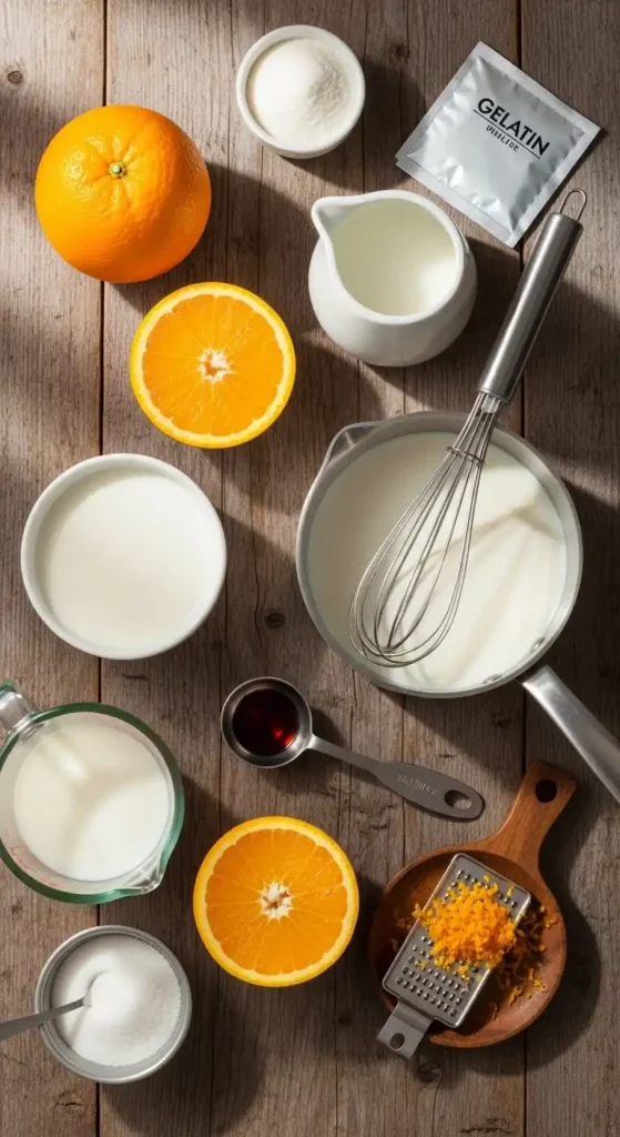 Bright Orange Panna Cotta Recipe Magic 3 orange panna cotta 2