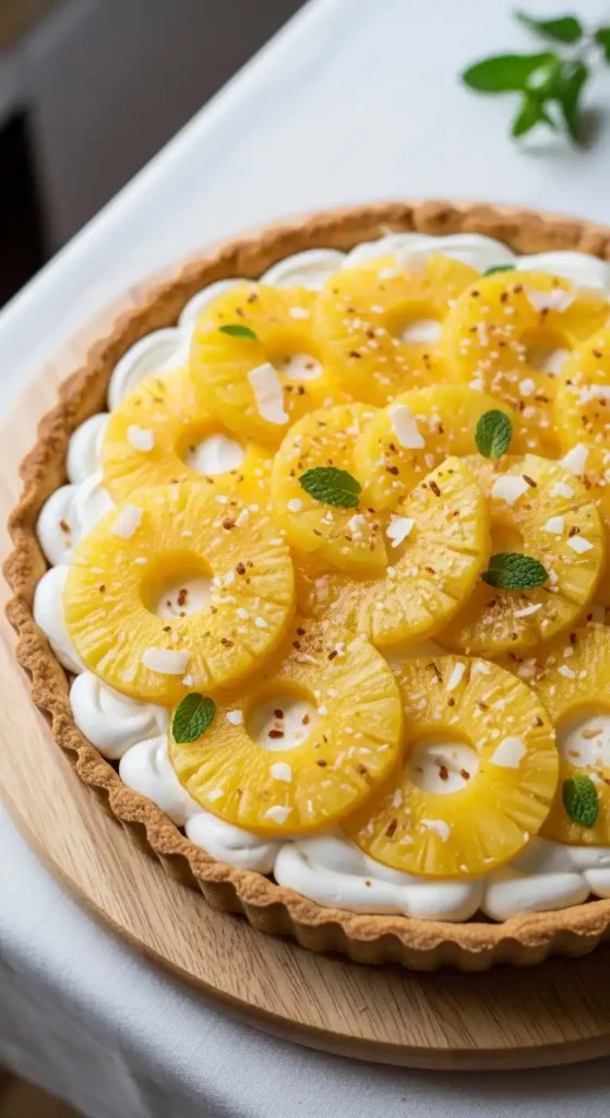 Sunshine in a Pineapple Coconut Cream Tart 5 pineapple coconut cream tart 4