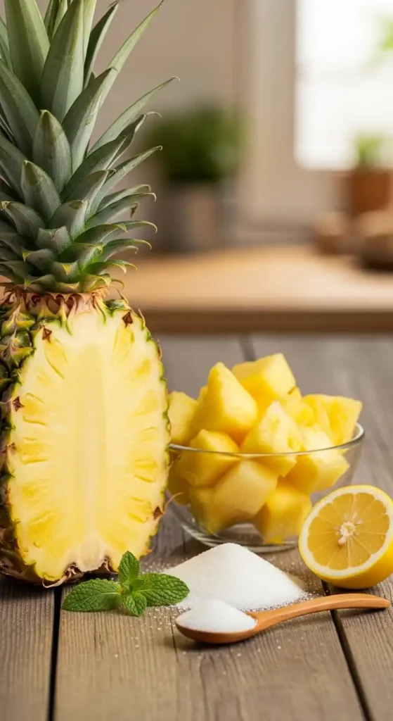 Easy Pineapple Sorbet Recipe: Bright, Breezy, Purely Delightful 3 pineapple sorbet