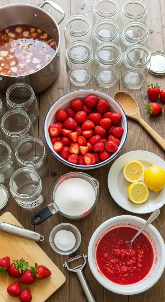 Homemade Strawberry Jam, Sunshine in a Jar 3 strawberry jam 2