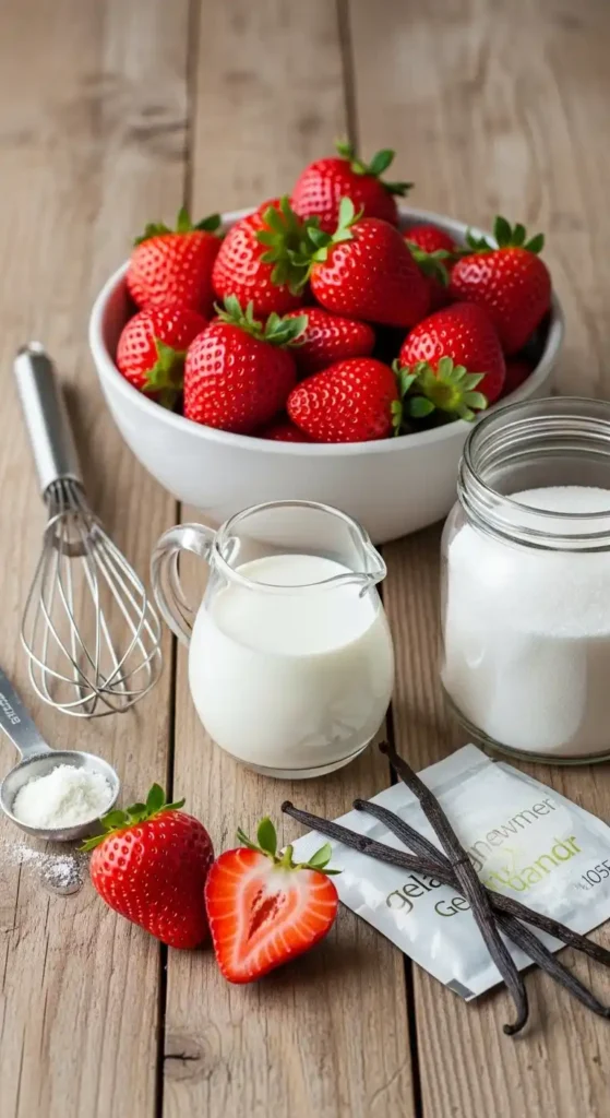 Strawberry Panna Cotta Recipe: No-Bake Dessert Magic 3 strawberry panna cotta 2