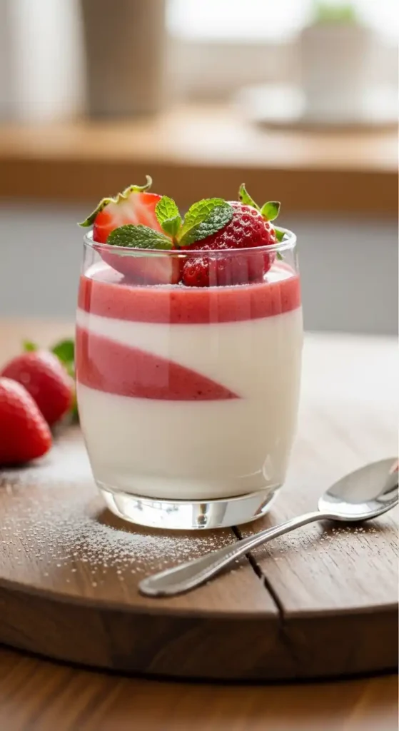 Strawberry Panna Cotta Recipe: No-Bake Dessert Magic 4 strawberry panna cotta 4