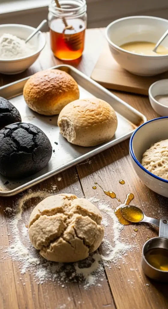 Fluffy Perfection: Whole Wheat Honey Bread Rolls 5 wheat honey bread rolls 4